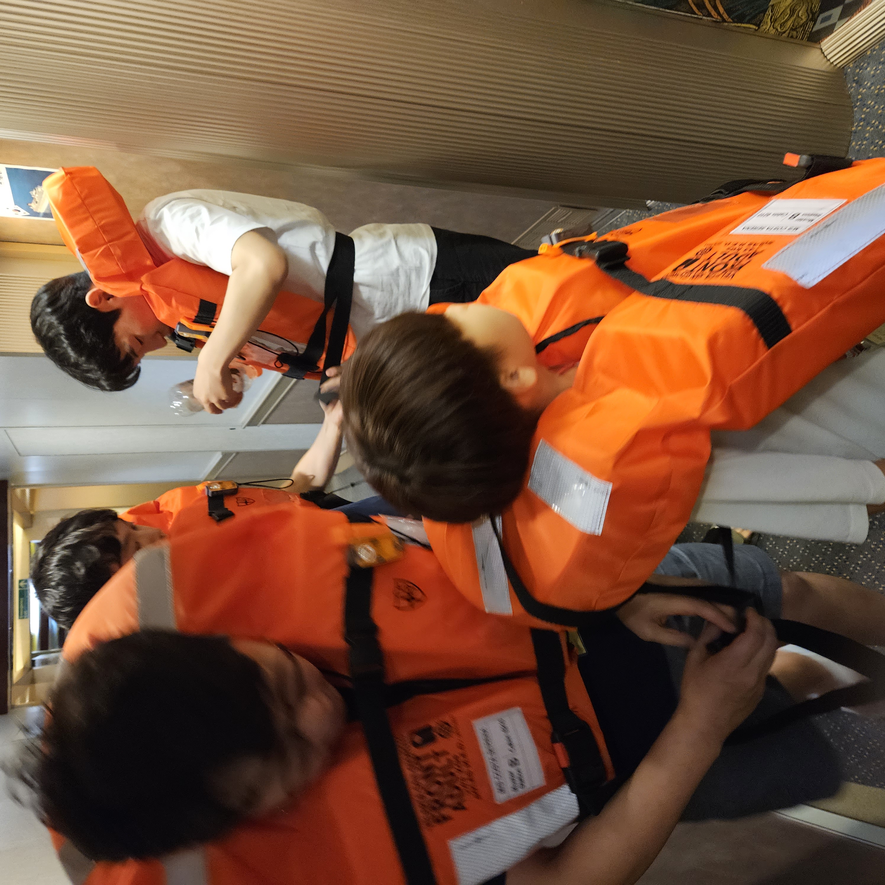 편안하고 안전한 크루즈 내부